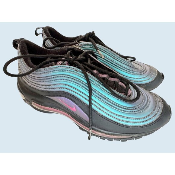 NIKE Youth Kids Air Max 97 GS Throwback Future Sneakers Size 6.5 - Picture 2 of 8
